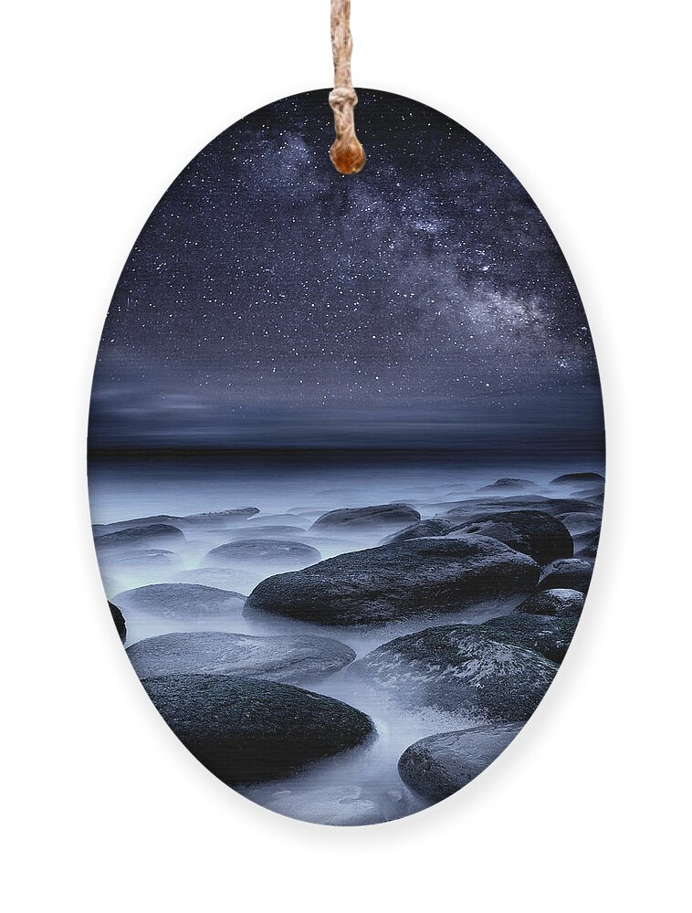 Night Ornament featuring the photograph Where No One has Gone Before by Jorge Maia
