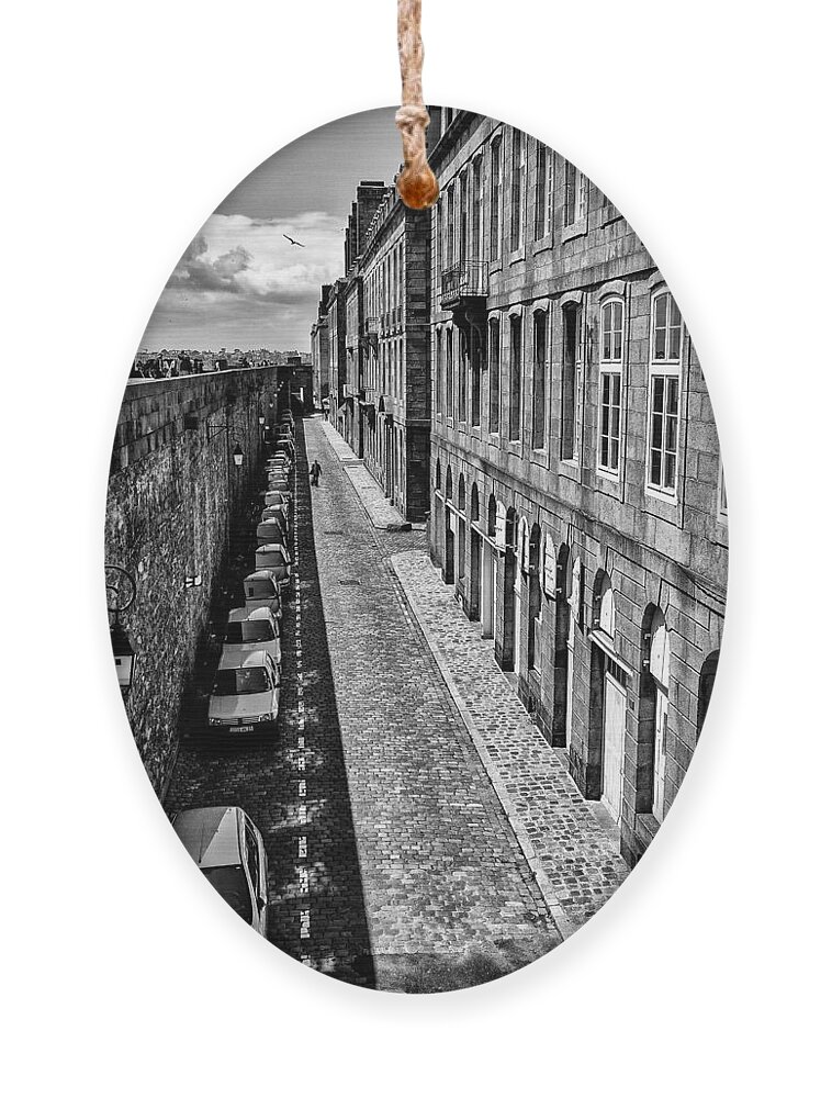 St Malo Ornament featuring the photograph Where's my car? by Nigel R Bell