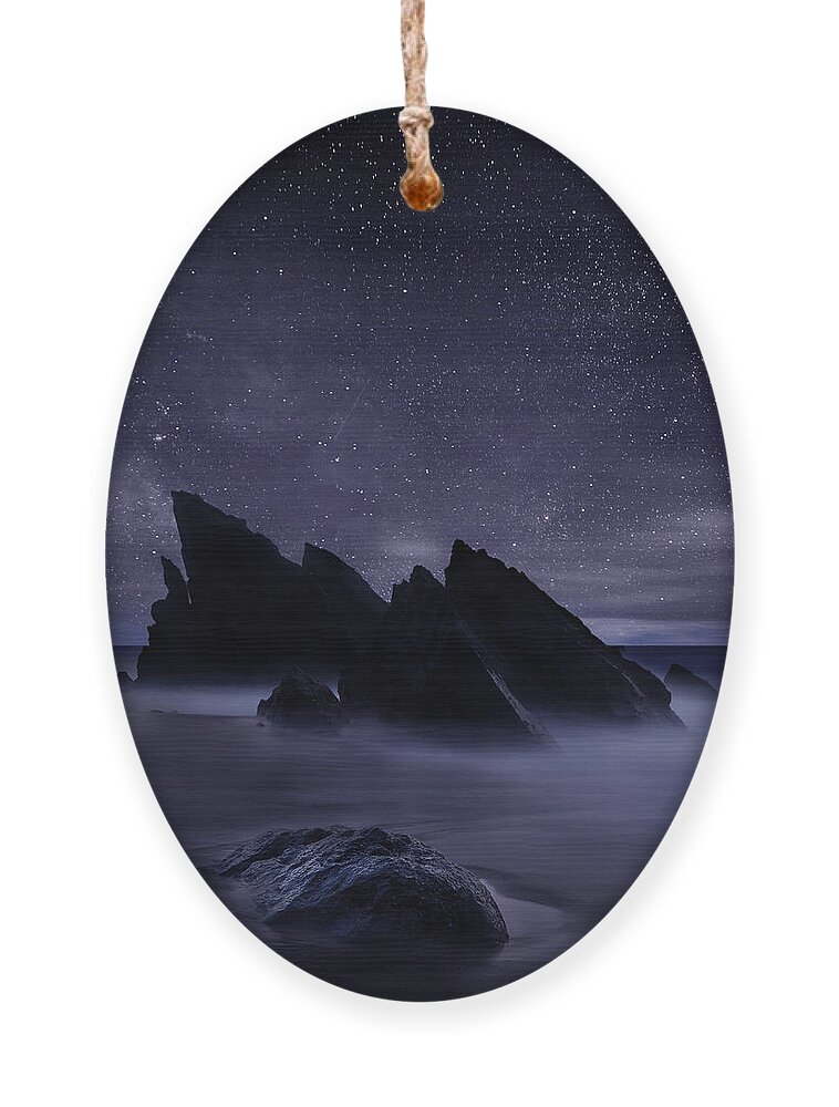 Night Ornament featuring the photograph Whispers of eternity by Jorge Maia