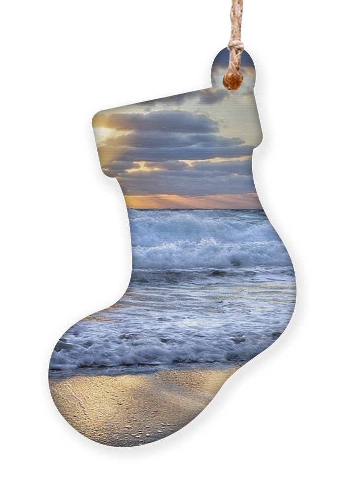 Clouds Ornament featuring the photograph Window To Heaven by Debra and Dave Vanderlaan