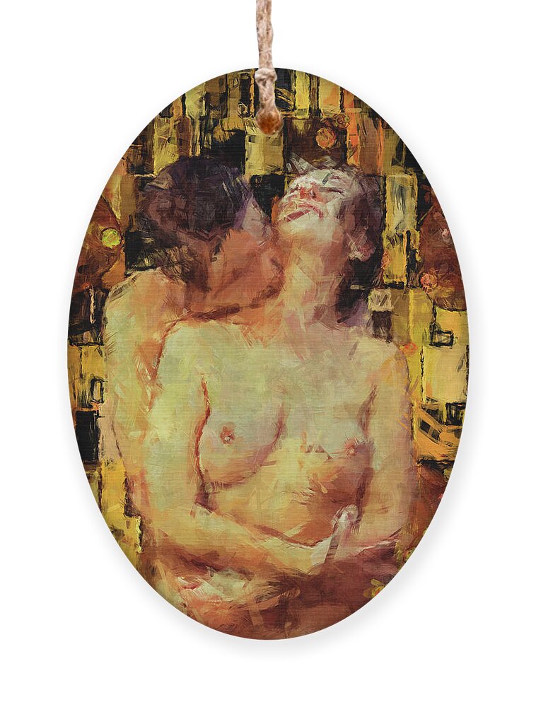 Nude Ornament featuring the photograph You're Mine by Kurt Van Wagner