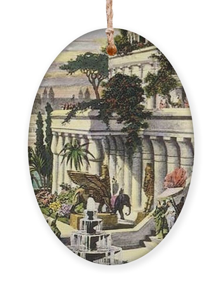 Ancient History Ornament featuring the photograph Hanging Gardens of Babylon by Photo Researchers