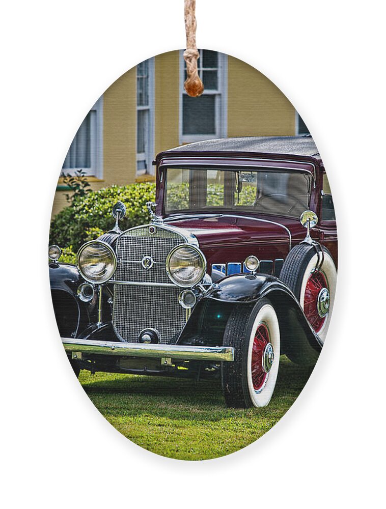 Cadillac Ornament featuring the photograph 1931 Cadillac V12 by Christopher Holmes