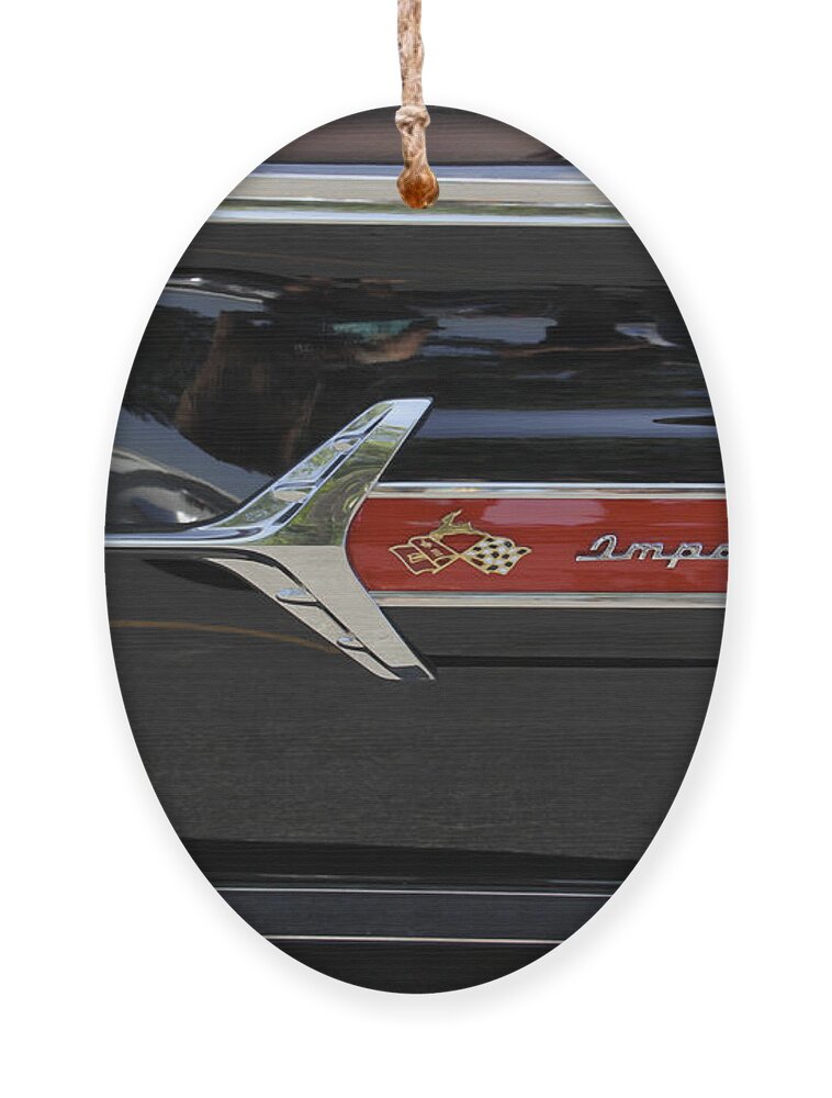Transportation Ornament featuring the photograph 1960 Chevy Impala by Mike McGlothlen