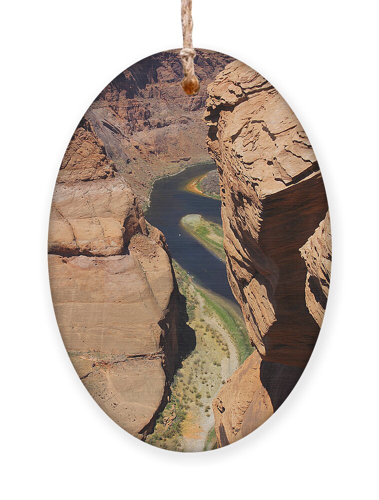 Arizona Ornament featuring the photograph Colorado River at Horseshoe Bend by Mike McGlothlen