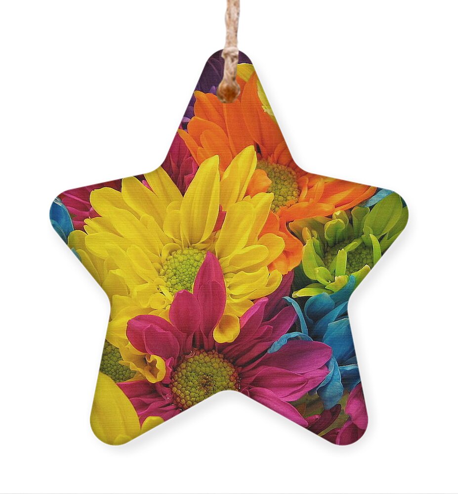 Flowers Ornament featuring the photograph Colossal Colors by Lori Lafargue