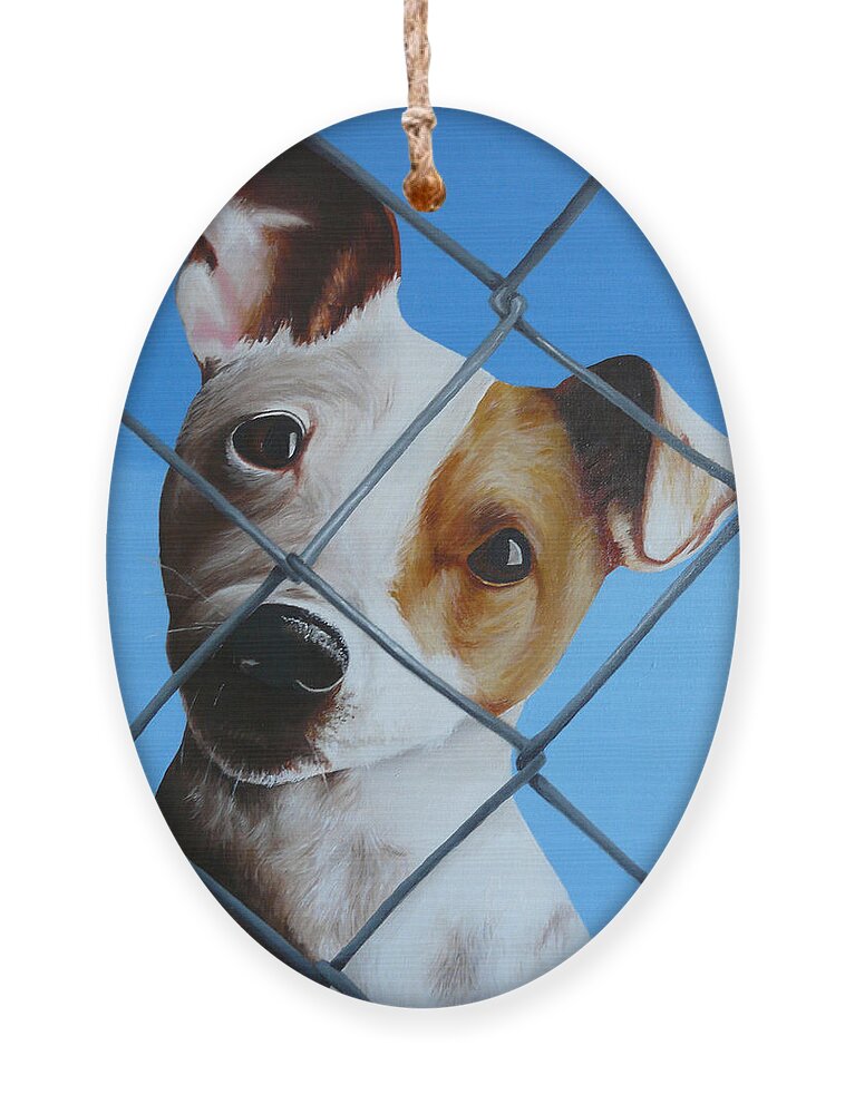 Pet Ornament featuring the painting Help Release Me VI by Vic Ritchey
