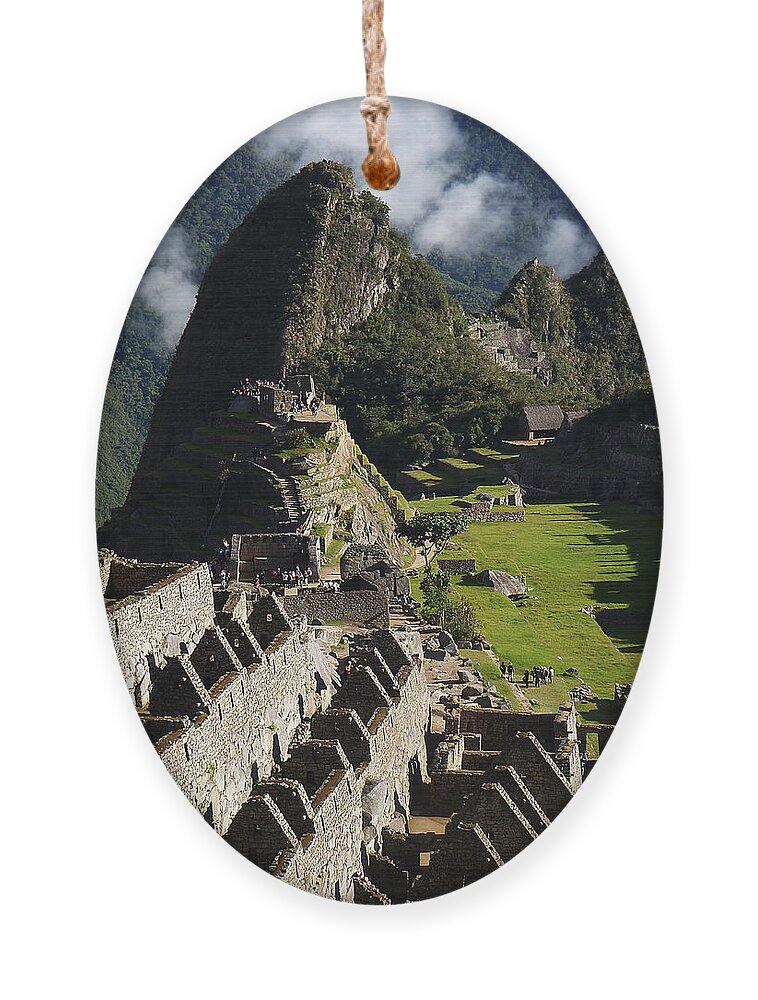 Peru Ornament featuring the photograph Machu Picchu Peru 7 by Xueling Zou