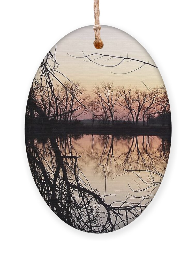Sunset Ornament featuring the photograph Reflections by Dorrene BrownButterfield