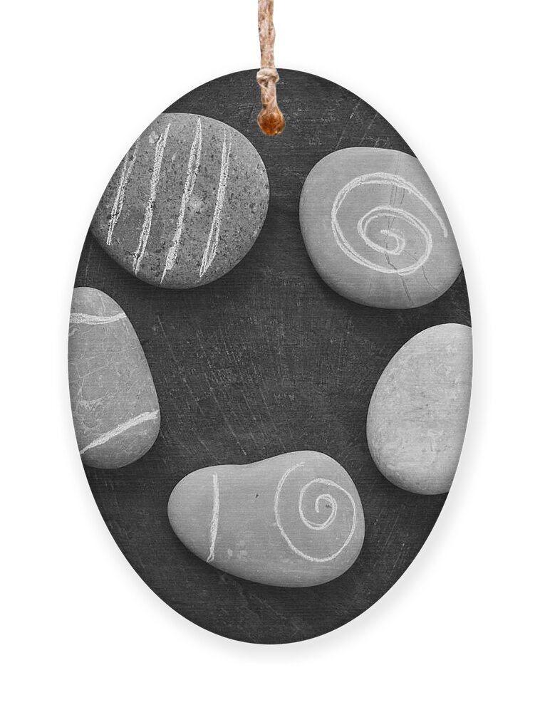 Stones Ornament featuring the photograph Serenity Stones by Linda Woods