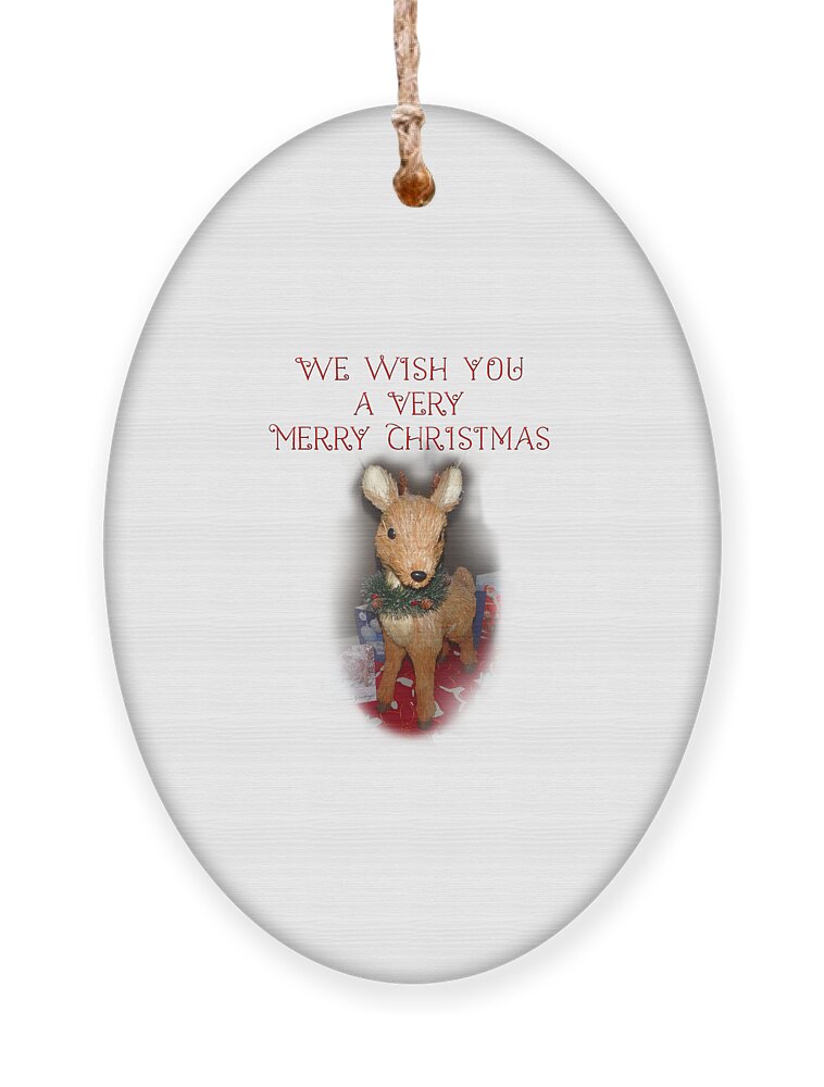 Christmas Ornament featuring the photograph A Very Merry Christmas by Judy Hall-Folde