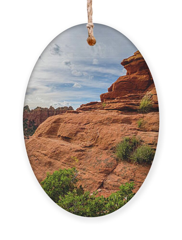 Arizona Ornament featuring the photograph Beautiful Sedona Panorama by Raul Rodriguez