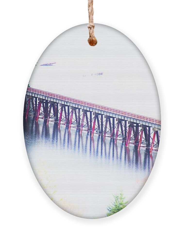 Bridge Ornament featuring the photograph Bridging Over by Merle Grenz