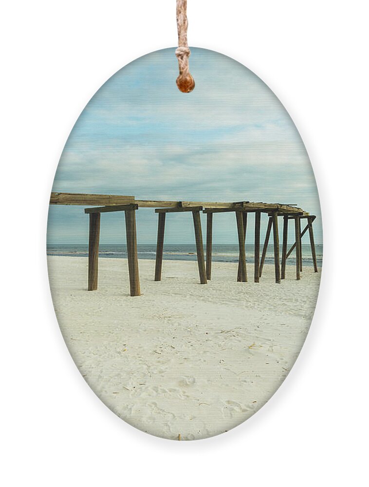 Gulf Of Mexico Ornament featuring the photograph Life of a Pier by Raul Rodriguez