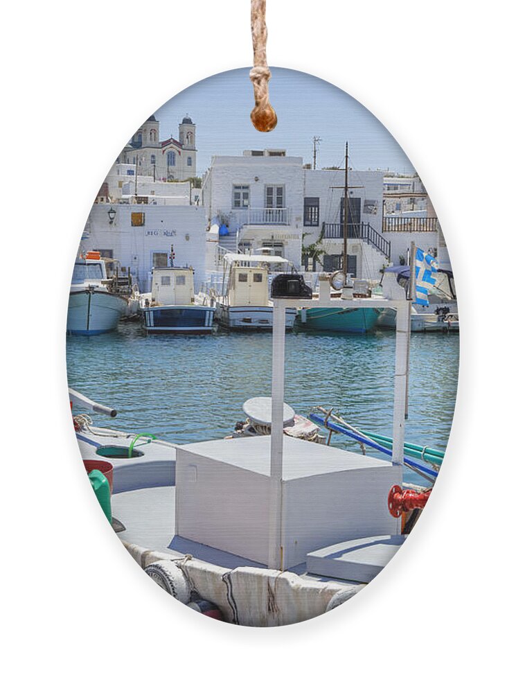 Naoussa Ornament featuring the photograph Paros - Cyclades - Greece #1 by Joana Kruse