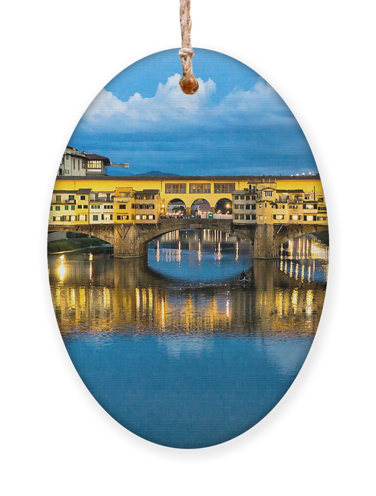 Ponte Vecchio Ornament featuring the photograph Ponte Vecchio by Weir Here And There