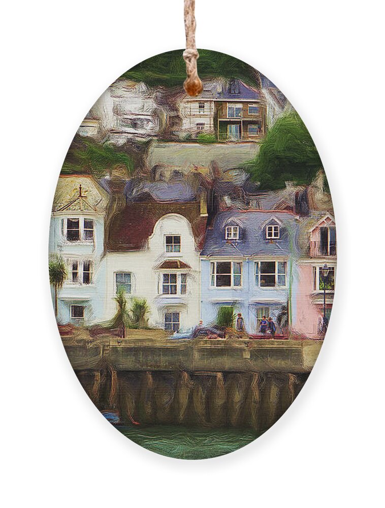 St. Mawes Ornament featuring the photograph St. Mawes Dreamscape by Peggy Dietz