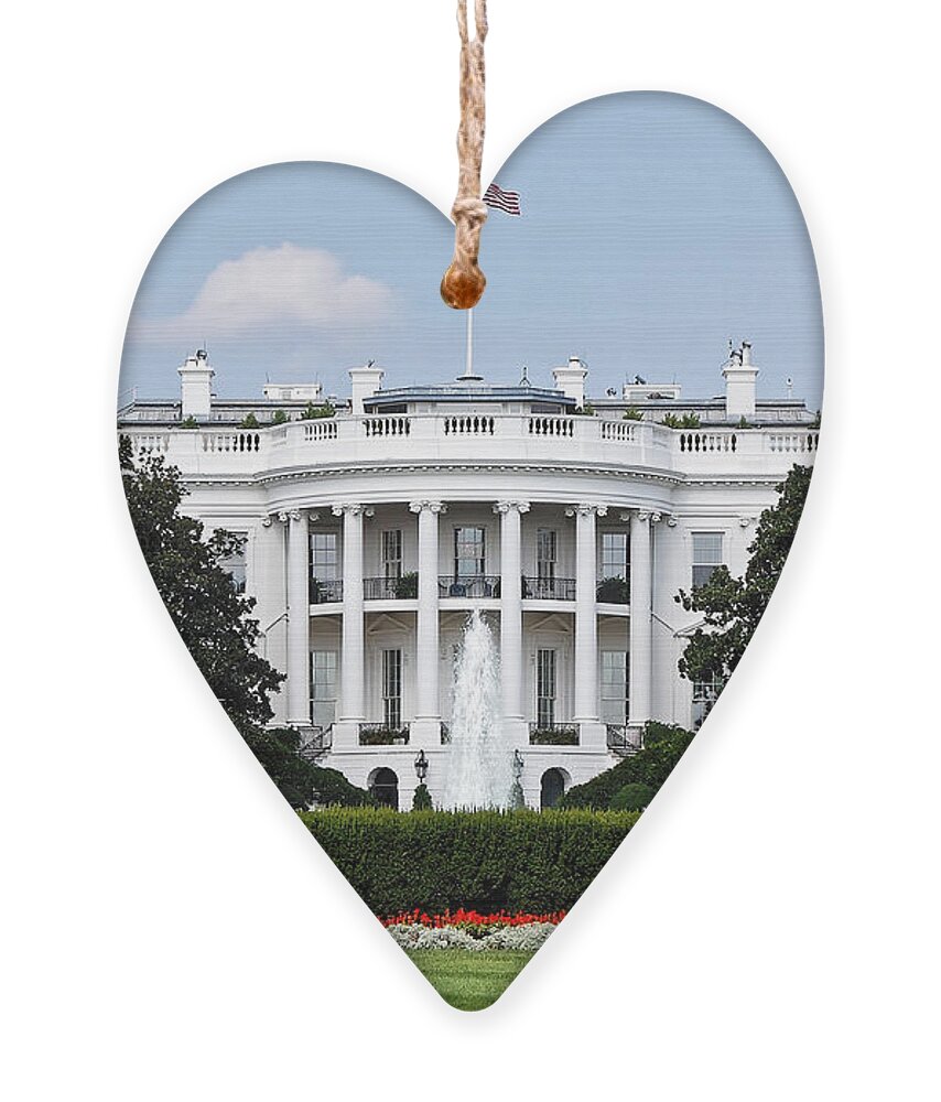 Darin Volpe Architecture Ornament featuring the photograph 1600 Pennsylvania Avenue - The White House, Washington D.C. by Darin Volpe