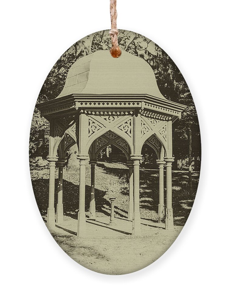 Gazebo Ornament featuring the photograph 1872 Gazebo by William Norton