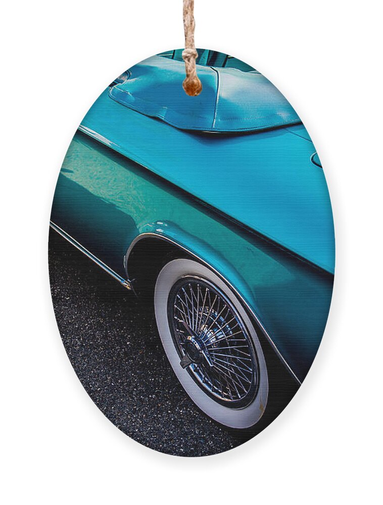 Classic Car Ornament featuring the photograph 1964 Chevrolet Corvair Side View by M G Whittingham