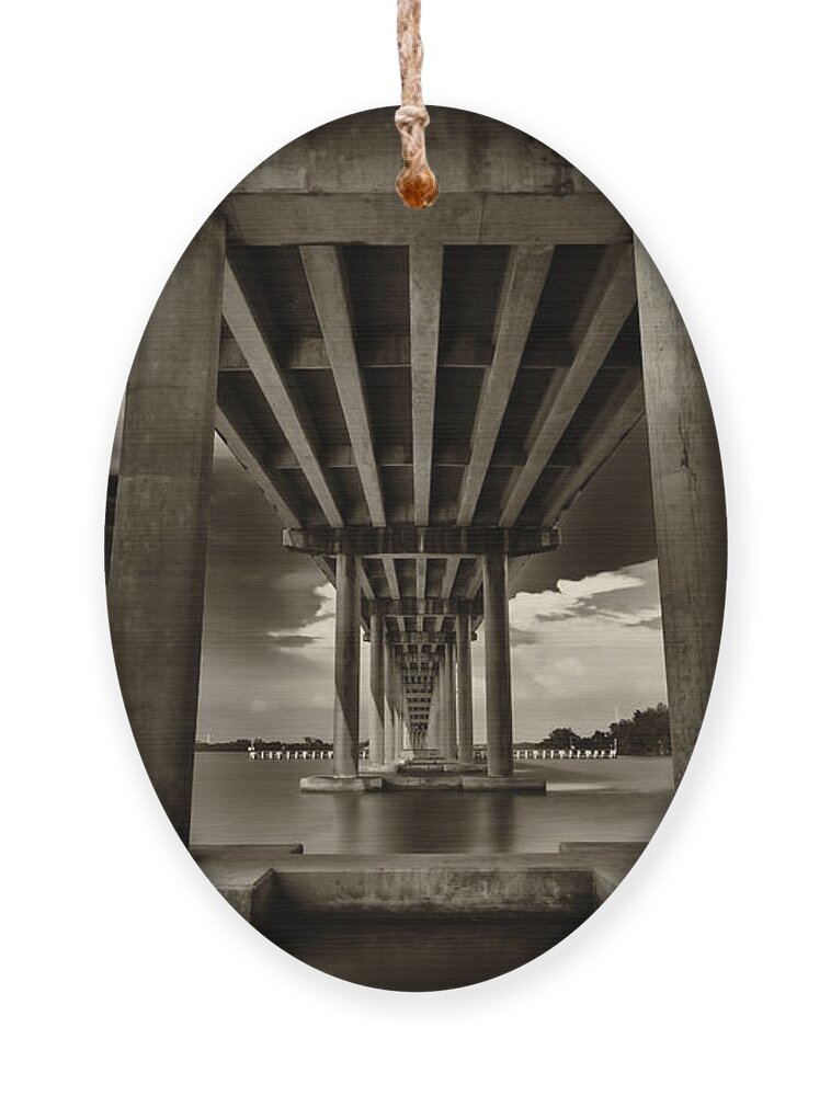 Everglades Ornament featuring the photograph San Marco Bridge #5 by Raul Rodriguez