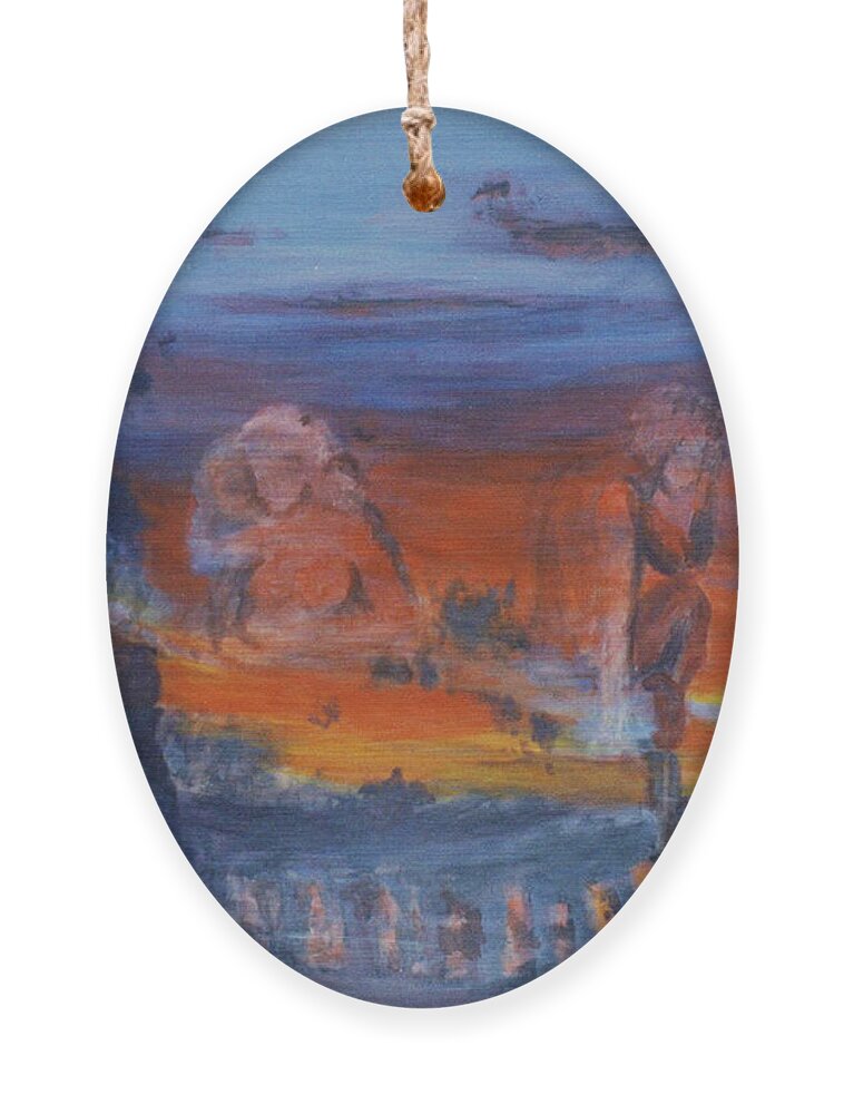 Abstract Ornament featuring the painting A Mystery Of Gods by Steve Karol