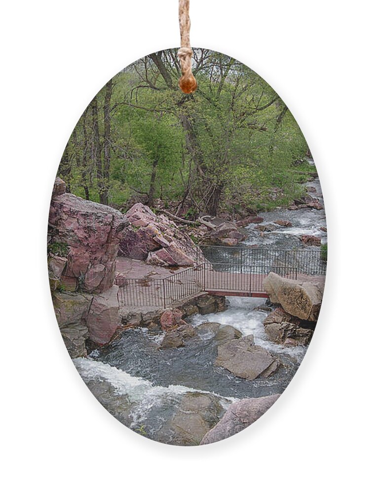 Pipestone National Monument Ornament featuring the photograph Above Winnewissa Falls 2 by Greni Graph
