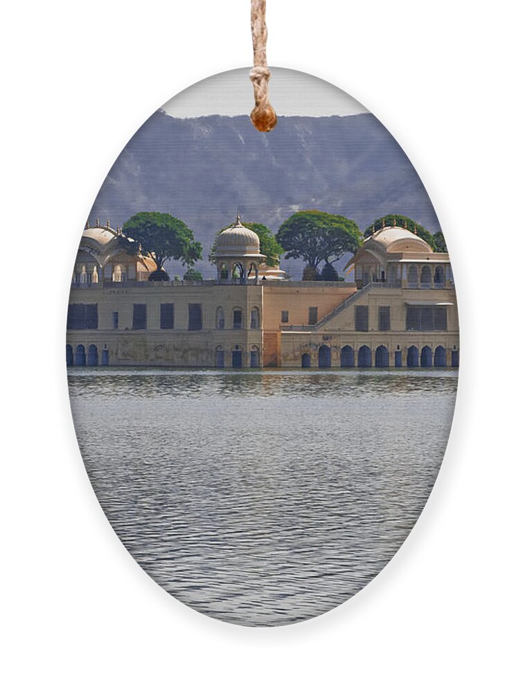 Jal Mahal Ornament featuring the photograph Afternoon. February. Jal Mahal. by Elena Perelman
