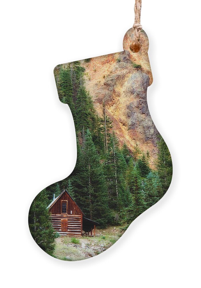 4wheel Drive Road Ornament featuring the photograph Alpine Cabin by Lana Trussell