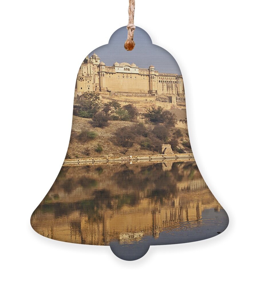 Amber Fort Ornament featuring the photograph Amber Fort by Elena Perelman