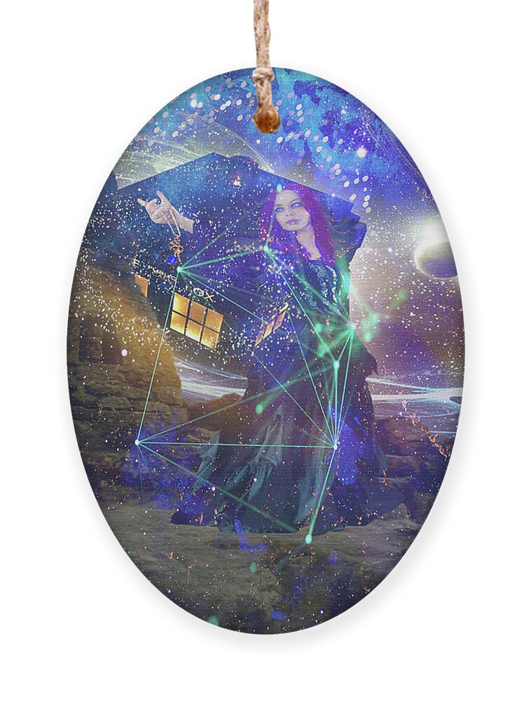 Doctor Who Ornament featuring the digital art Amys Call by Digital Art Cafe