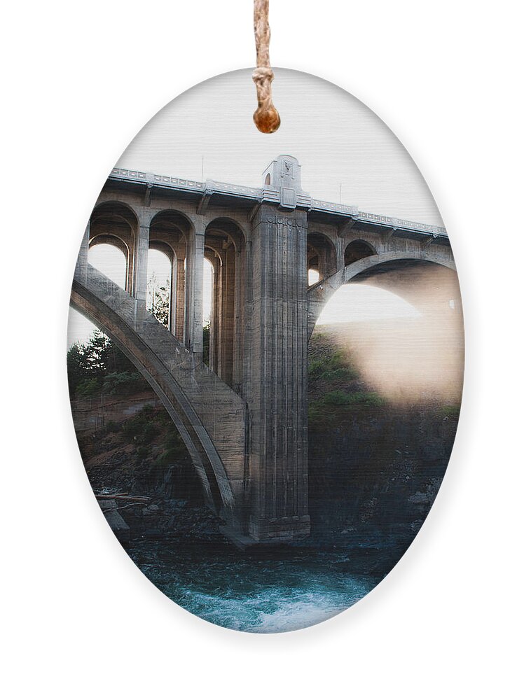 Spokane Ornament featuring the photograph Arches by Troy Stapek