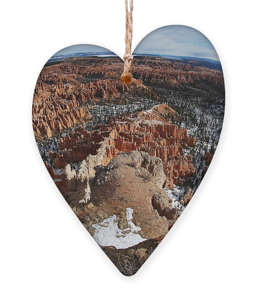 Around Bryce Canyon Ornament featuring the photograph Around Bryce Canyon -- Hoodoo Formations in Bryce Canyon National Park, Utah by Darin Volpe