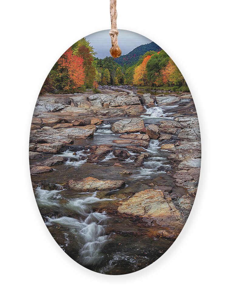 Ausable River Jay Ny Ornament featuring the photograph Ausable by Mark Papke
