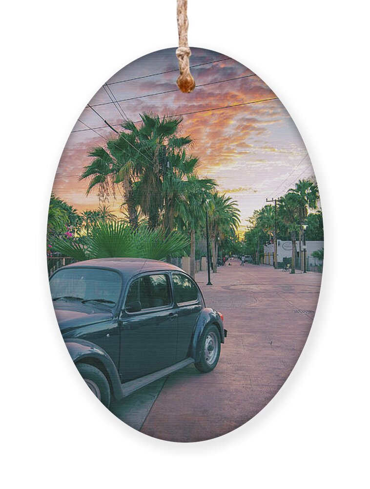 Beetle Ornament featuring the photograph Baja Beetle by Becqi Sherman