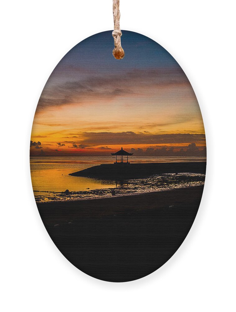 Bali Ornament featuring the photograph Bali Beach Sunrise by M G Whittingham