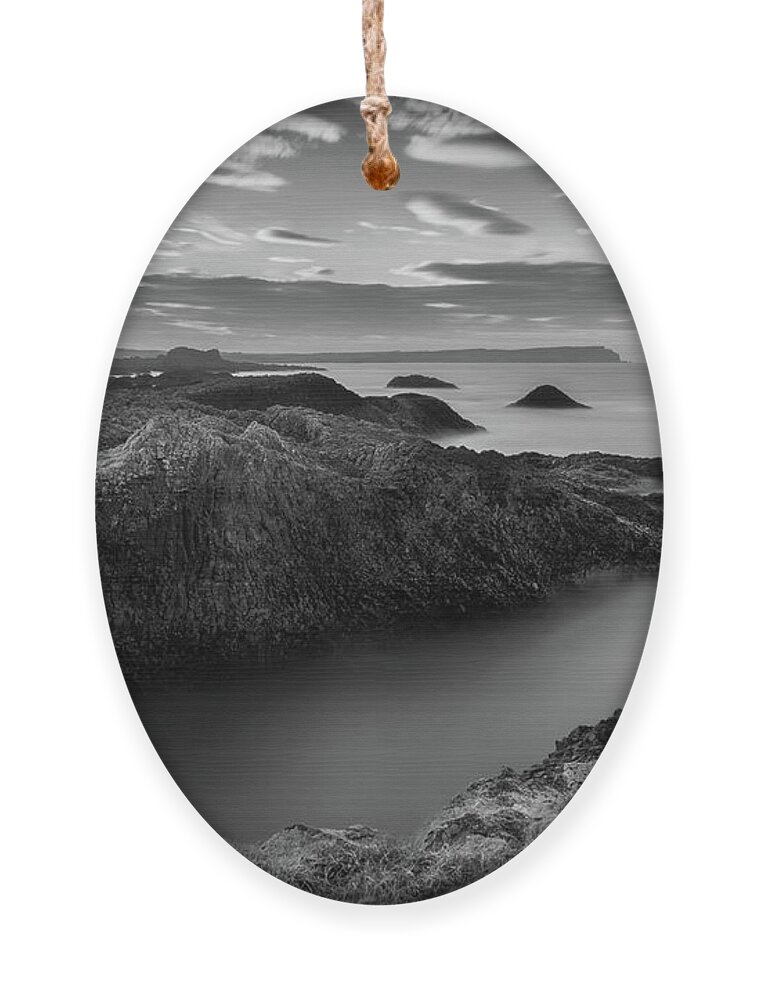 Ballintoy Ornament featuring the photograph Ballintoy Rugged Coast by Nigel R Bell