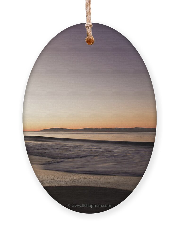 Sunrise Ornament featuring the photograph Bay at sunrise by Lora Lee Chapman