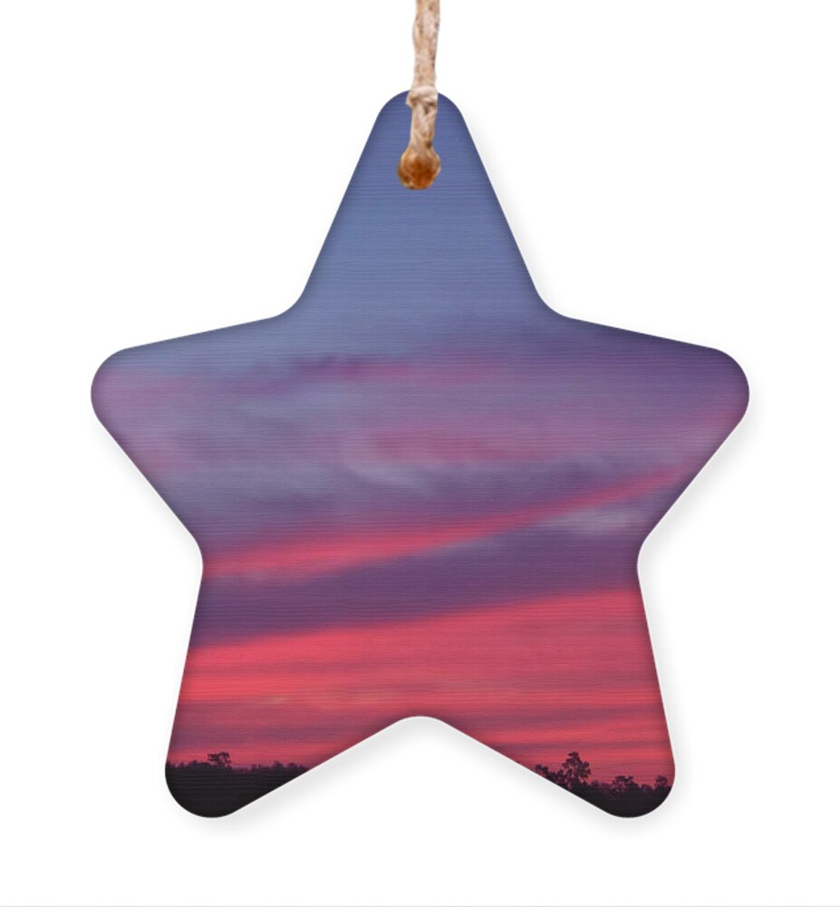 Sunrise Ornament featuring the photograph Beautiful Sky Painting by D Hackett