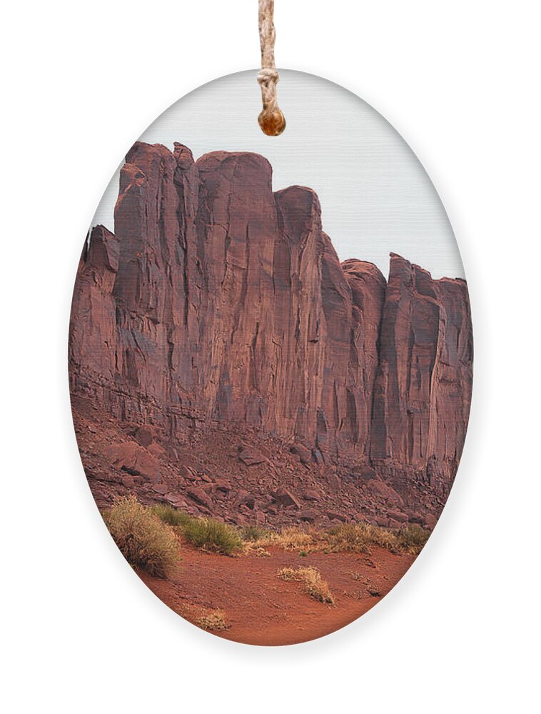Monument Valley Print Ornament featuring the photograph Red Trail by Jim Garrison