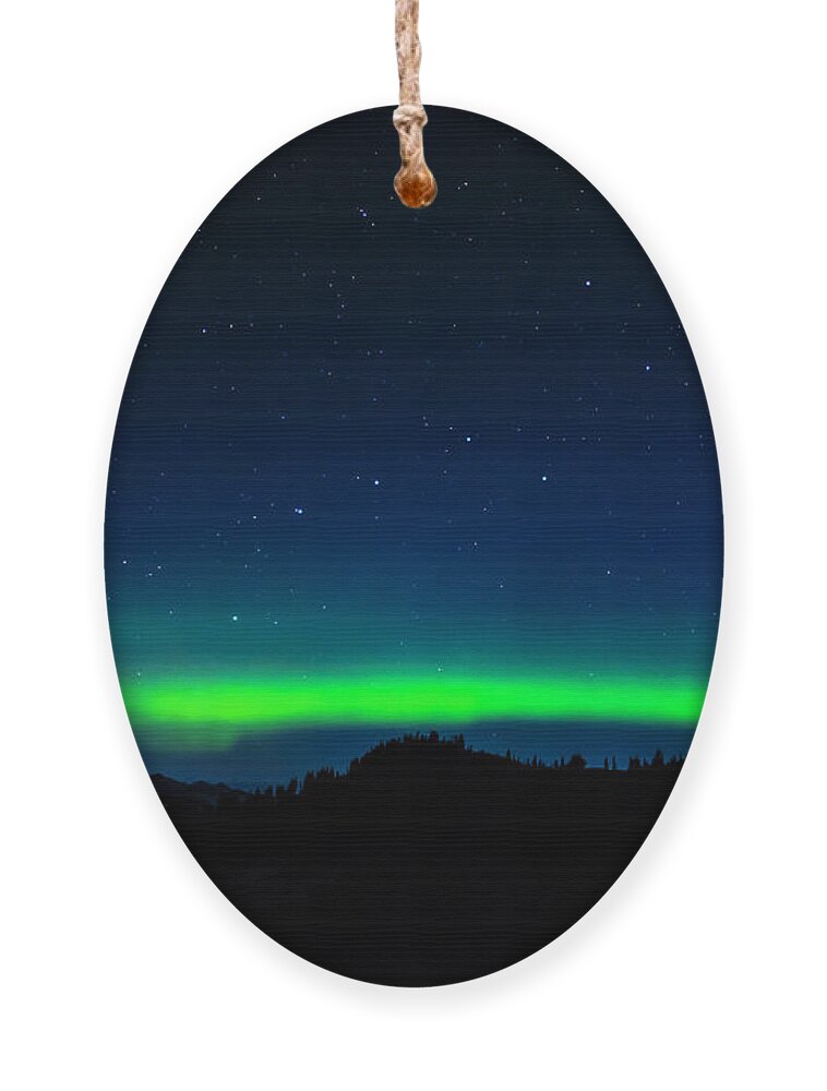 Northern Ornament featuring the photograph Big Dipper Northern Lights by Pelo Blanco Photo