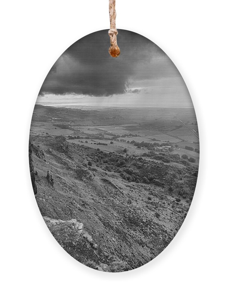 Binevenagh Ornament featuring the photograph Binevenagh Storm Clouds by Nigel R Bell