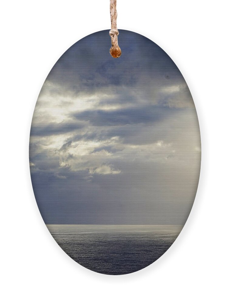 Atlantic Ocean Ornament featuring the photograph Break in the Clouds by Brooke Bowdren