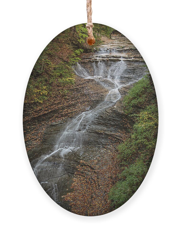 Bridal Veil Falls Ornament featuring the photograph Bridal Veil Falls by Dale Kincaid