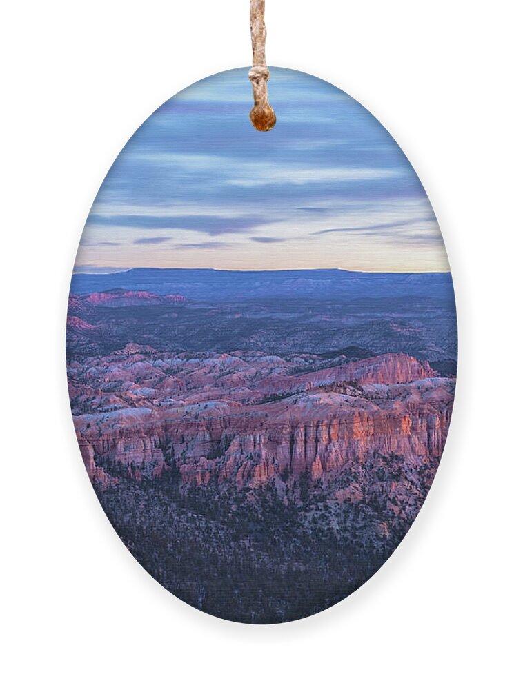 Bryce Canyon National Park Ornament featuring the photograph Bryce At Dawn 2 by Jonathan Nguyen