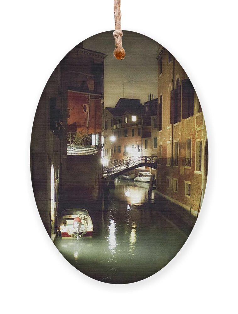 Venice Ornament featuring the photograph Buona Notte by Becqi Sherman