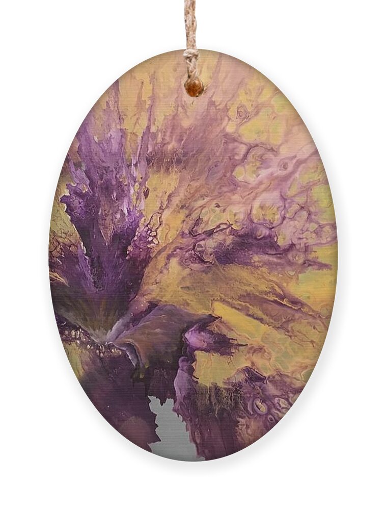 Abstract Ornament featuring the painting Captivating by Soraya Silvestri