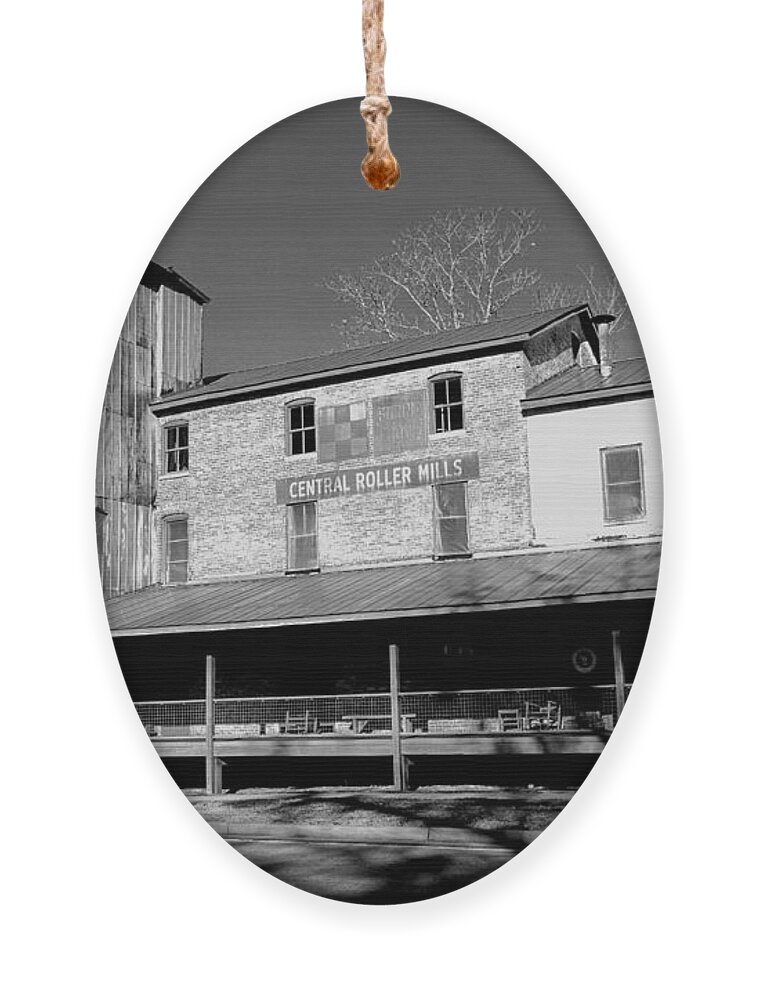  Ornament featuring the photograph Central Roller Mill 2 by Rodney Lee Williams