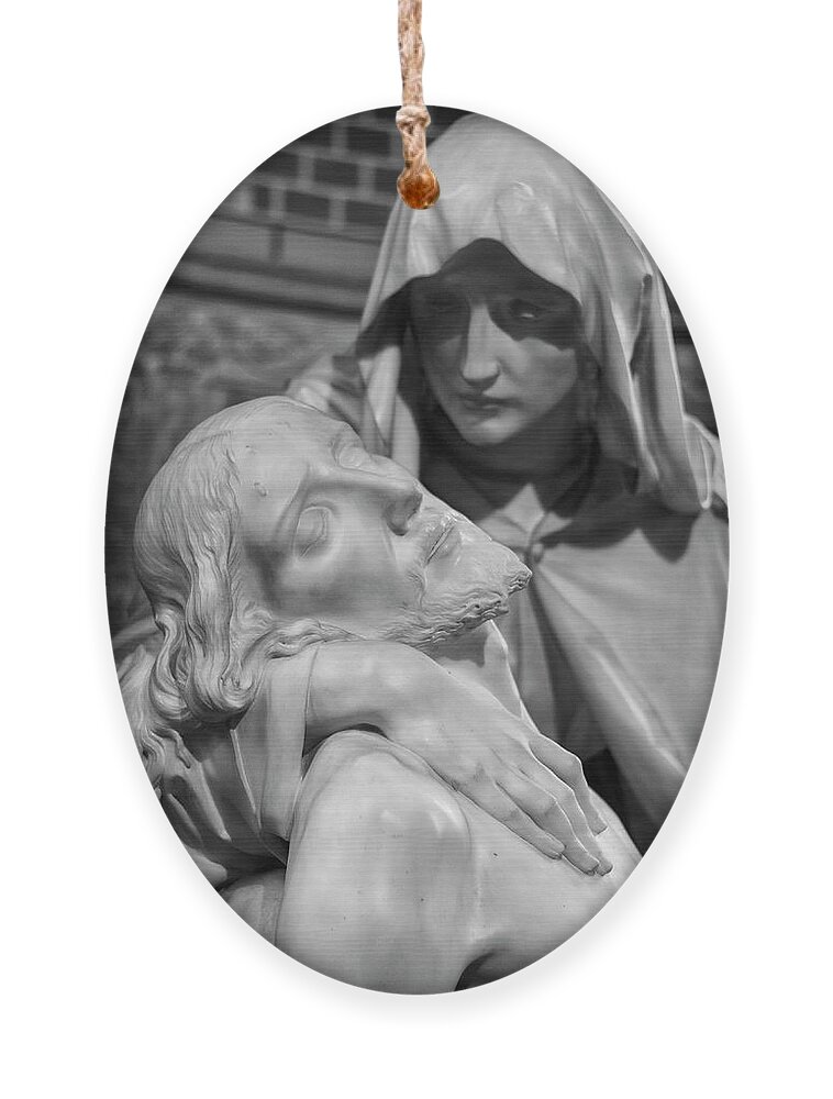 Pieta Ornament featuring the photograph Chapel of the Pieta by Pablo Lopez