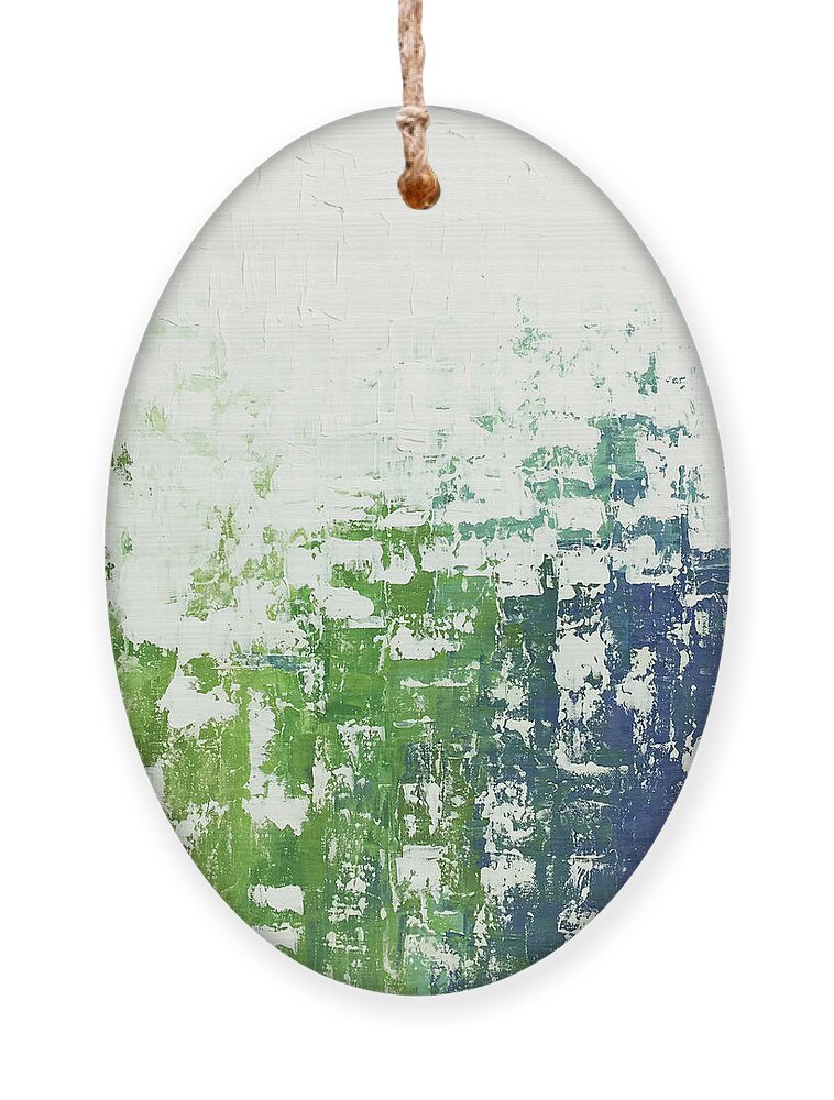 Contemporary Ornament featuring the painting Chill by Linda Bailey